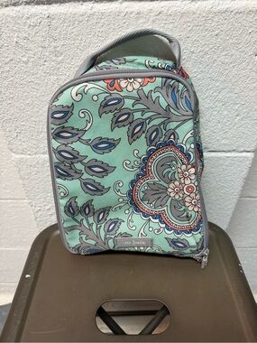 Vera Bradley Mint Paisley Insulated Tote
